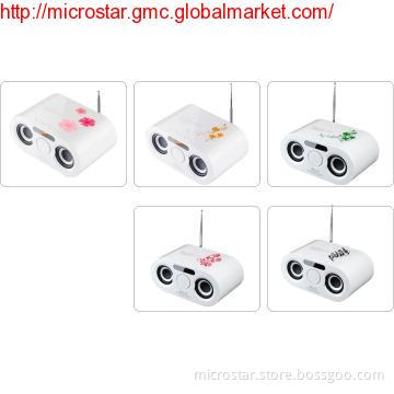 High-sensitive FM Radio Mini Speaker